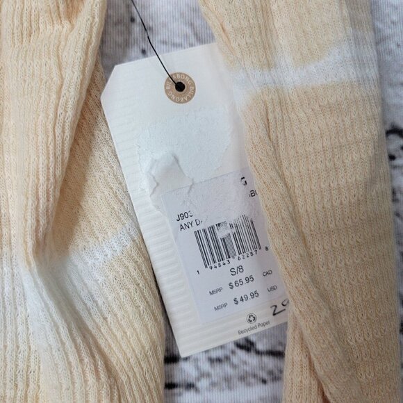 BillaBong Any Day Thermal Long Sleeve T-Shirt Peach Cream NWT Juniors Size S - Picture 7 of 12